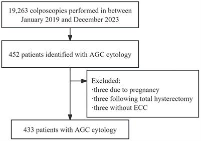 The value of endocervical curettage for diagnosis of cervical precancers or worse at colposcopy of women with atypical glandular cells cytology